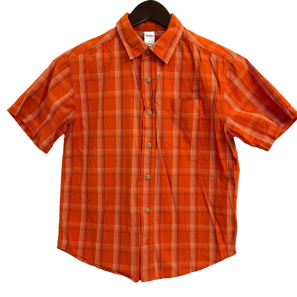Old Navy Boys’ Button up Shirt Sz L gently used - Picture 1 of 7